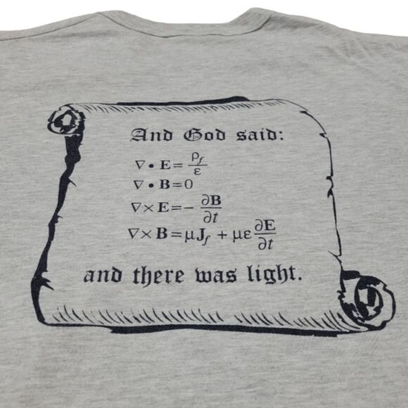 Vintage Russell Athletic Shirt Size Large Xavier Department Of Physics T-Shirt - Picture 5 of 6